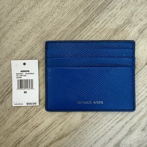 Michael Kors Blue Card Holder